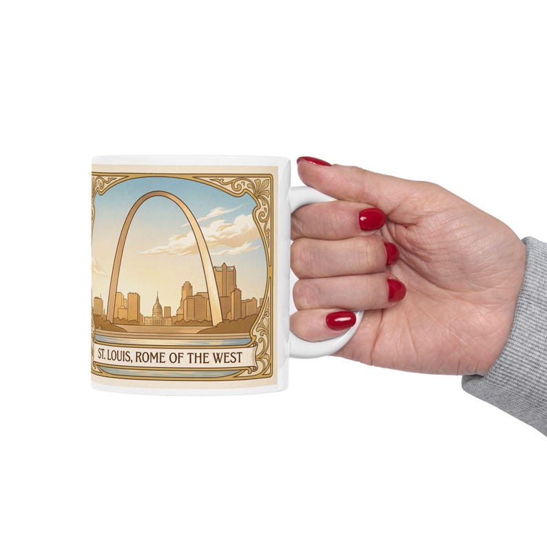 San Luis, Roma de Occidente, Regalo católico de San Luis, Taza de café del Monumento Sagrado, Beatificación de Fulton Sheen imagen 7