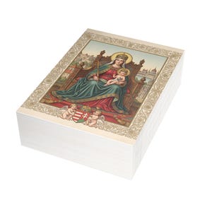 Our Lady of Hungary Note Cards, Marian Devotional Prayer Cards, Catholic Stationery image 17