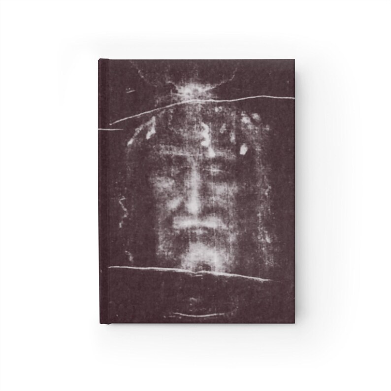 Diario de la Sábana Santa de Turín, Cuaderno de Oración Católica del Santo Rostro, Regalo Devocional para Católicos, Regalo de Confirmación de Pascua imagen 2