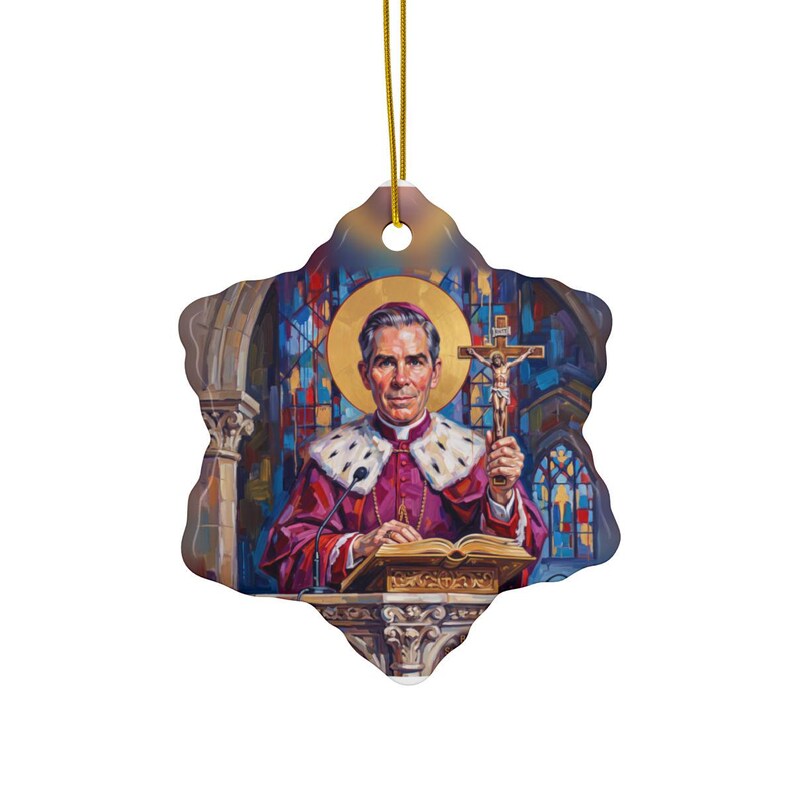 View of Blessed Archbishop Fulton J. Sheen Catholic gift