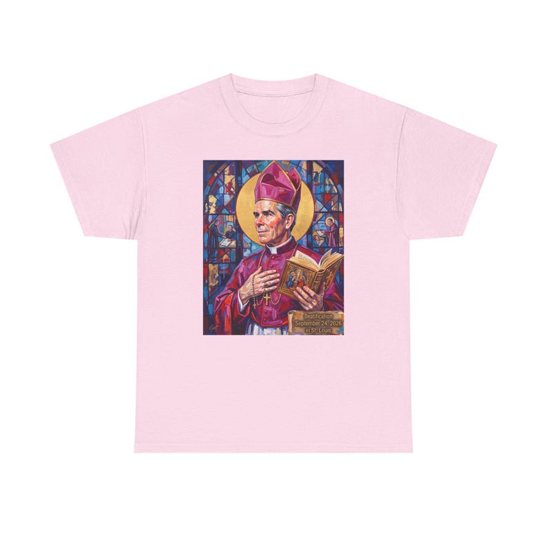Blessed Fulton Sheen Catholic Shirt, Archbishop Evangelization Gift for Men or Women image 6