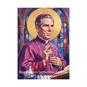 Fulton Sheen Note Cards, Catholic Stationery Set, Blessed Fulton Sheen Blank Cards for Priest or Gift image 8