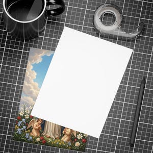 Queenship of Mary Note Cards, Marian Devotional Stationery, Blank Inside Catholic Greeting Cards image 7