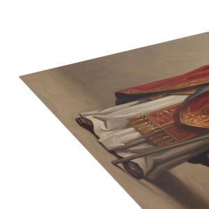 Styled photograph of St. Nicholas blank journal