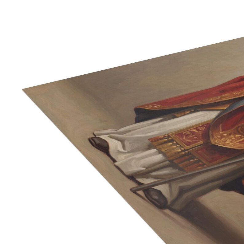 Styled photograph of St. Nicholas blank journal