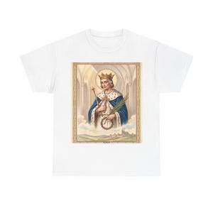 Immaculate Heart of Mary T-Shirt, Catholic Devotional Tee, St. Louis Patroness Gift image 1