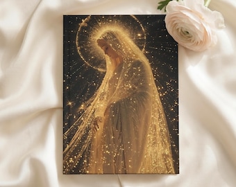 Ave Maria Latin Prayer Journal, Virgin Mary Lined Notebook, Catholic Confirmation Gift