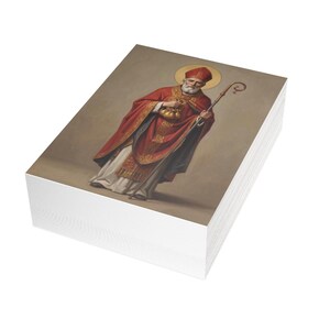 View of St. Nicholas blank journal