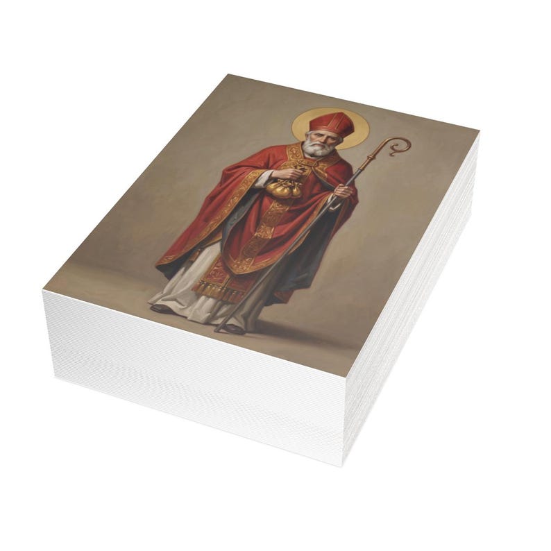 View of St. Nicholas blank journal