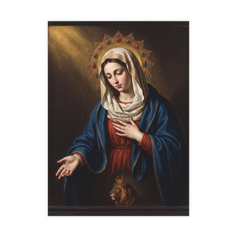 Our Lady of Hungary Note Cards, Marian Devotional Stationery, Catholic Prayer Cards image 14
