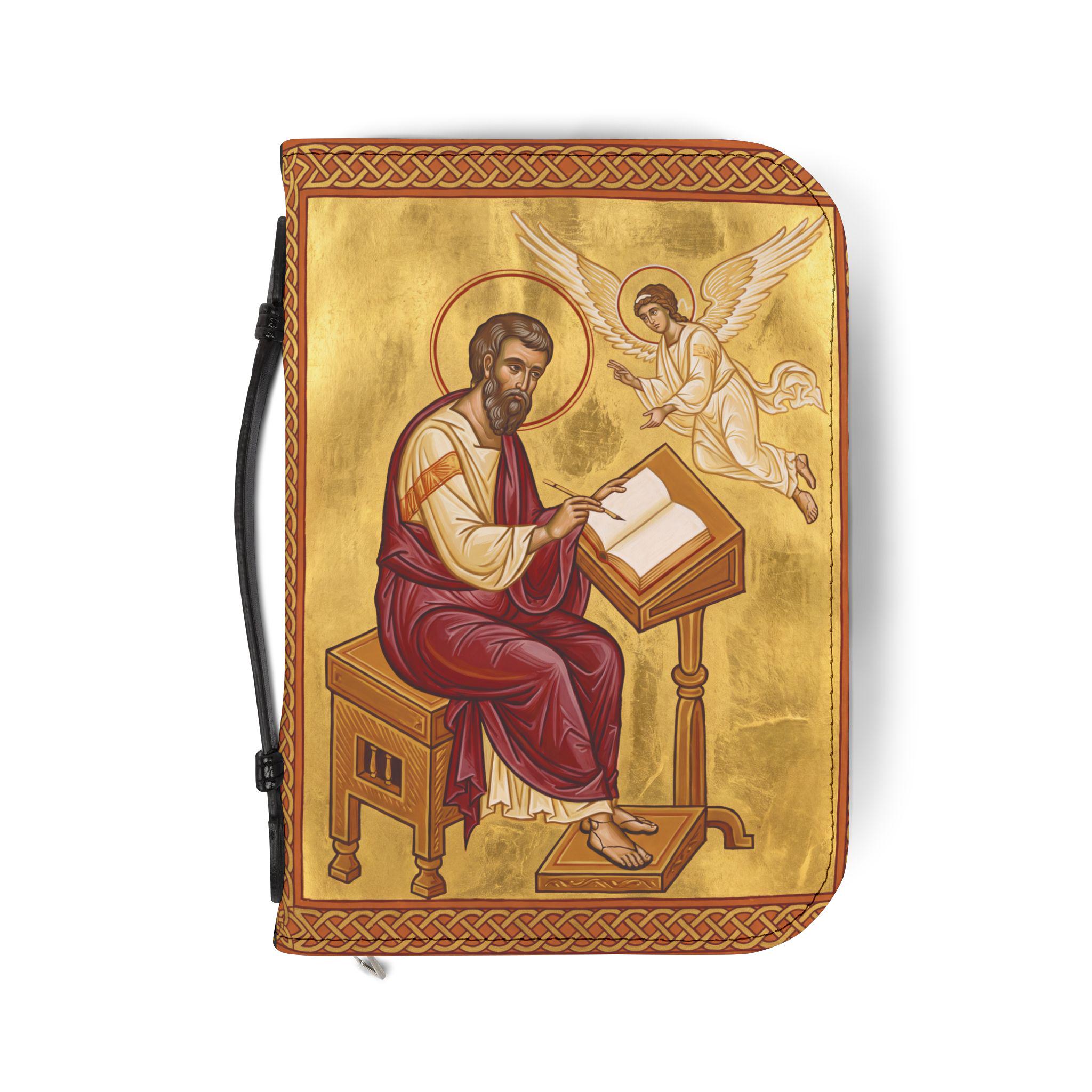 Saint Matthew Bible Cover, Catholic Devotional Gift for Daily Scripture