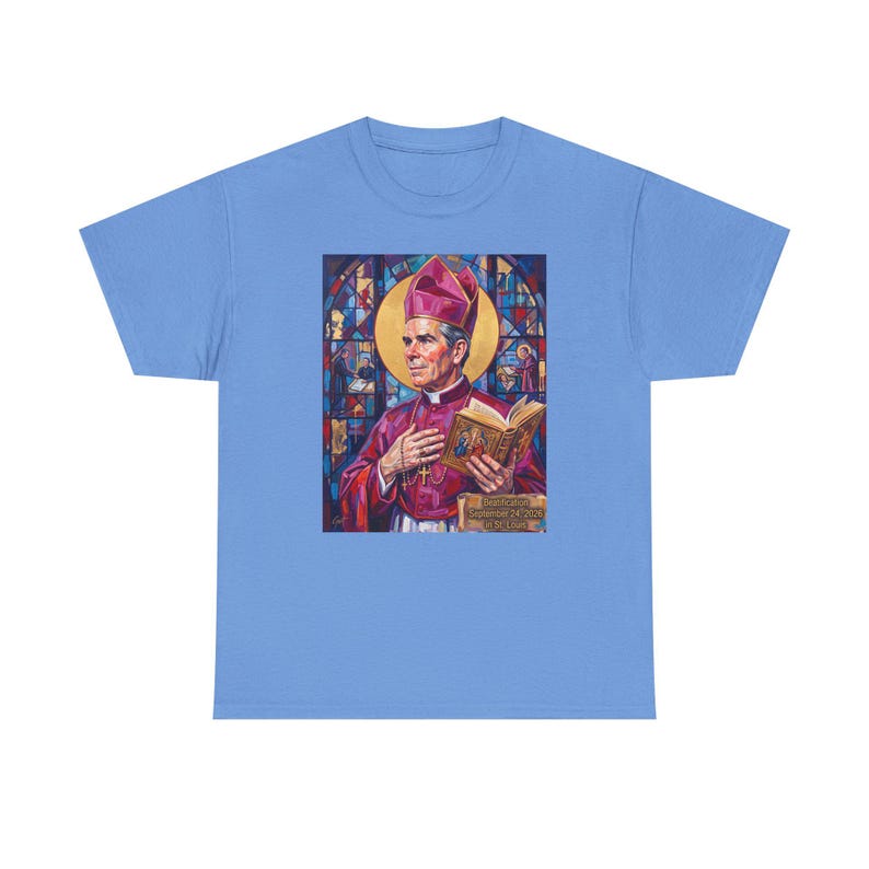 Blessed Fulton Sheen Catholic Shirt, Archbishop Evangelization Gift for Men or Women image 4