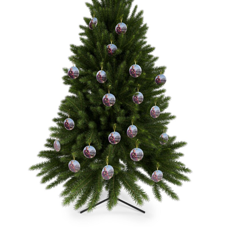 Fulton Sheen Christmas Ornament, Clear Glass Catholic Tree Decoration, Blessed Fulton Sheen Gift image 18