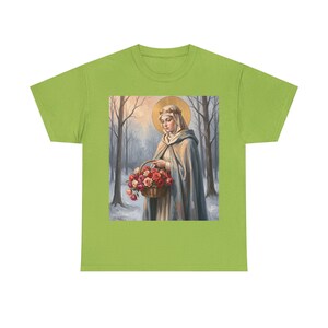 Camiseta de Santa Isabel de Hungría, regalo para trabajadores de hospitales, camiseta solidaria de la santa. imagen 15