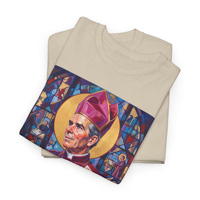 Blessed Fulton Sheen Catholic Shirt, Archbishop Evangelization Gift for Men or Women image 13