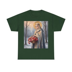 Camiseta de Santa Isabel de Hungría, regalo para trabajadores de hospitales, camiseta solidaria de la santa. imagen 17