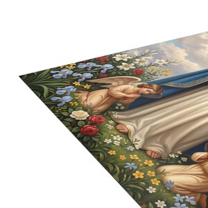 Queenship of Mary Note Cards, Marian Devotional Stationery, Blank Inside Catholic Greeting Cards image 10