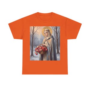 Camiseta de Santa Isabel de Hungría, regalo para trabajadores de hospitales, camiseta solidaria de la santa. imagen 10