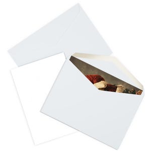 Old Fashioned Santa Christmas Cards 5 Pack, St. Nicholas Catholic Holiday Greeting Cards, Blank Inside with Envelopes image 4