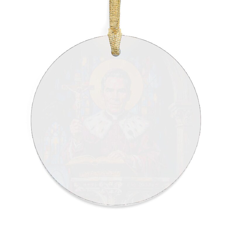 Close view of Blessed Archbishop Fulton J. Sheen Catholic gift