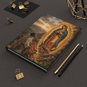 Our Lady of Guadalupe and St. Juan Diego Hardcover Journal | Religious Prayer Notebook image 2