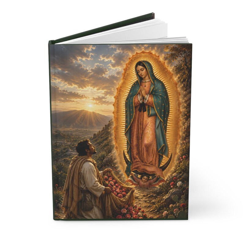 Our Lady of Guadalupe and St. Juan Diego Hardcover Journal | Religious Prayer Notebook image 5