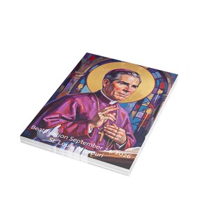 Fulton Sheen Note Cards, Catholic Stationery Set, Blessed Fulton Sheen Blank Cards for Priest or Gift image 5