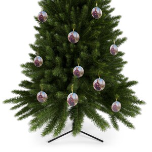 Fulton Sheen Glass Ornament, Catholic Christmas Gift, Blessed Archbishop Tree Decoration image 13