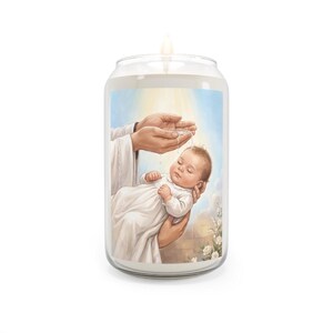 Baptism Candle Gift from the Baby baptism gift set gift pack