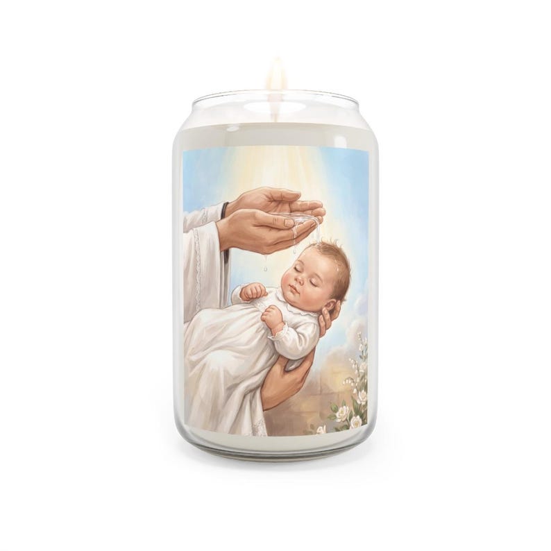 Baptism Candle Gift from the Baby baptism gift set gift pack