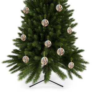 Ornement de Noël en verre représentant Saint Louis IX, cadeau de dévotion catholique image 13