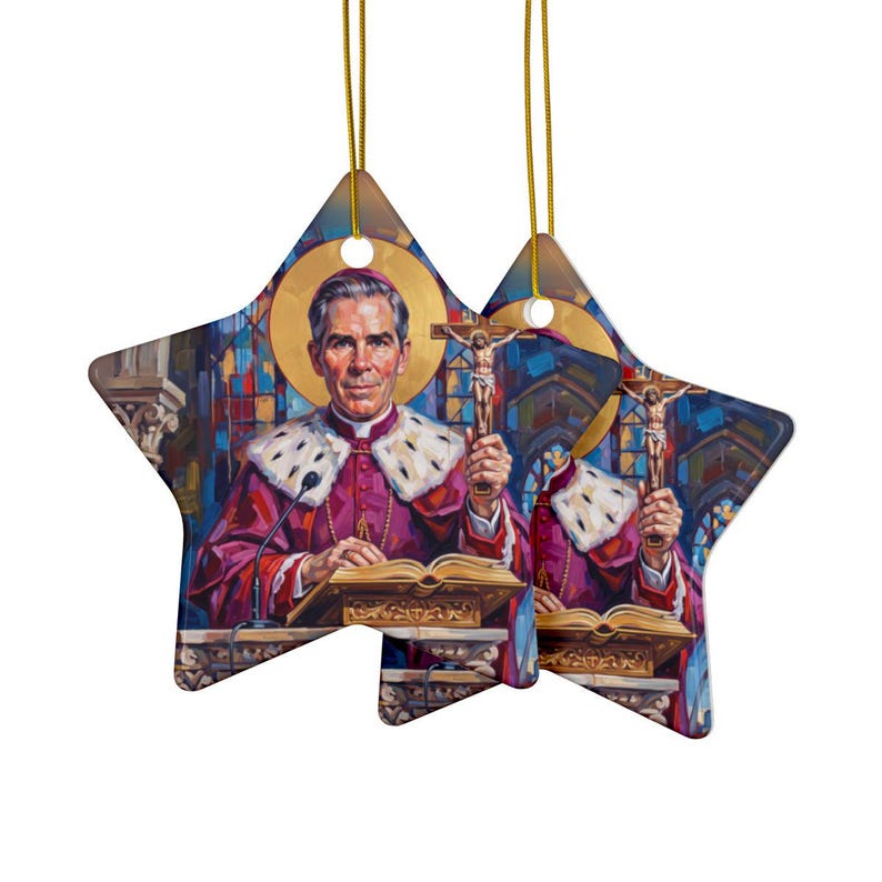 View of Blessed Archbishop Fulton J. Sheen Catholic gift