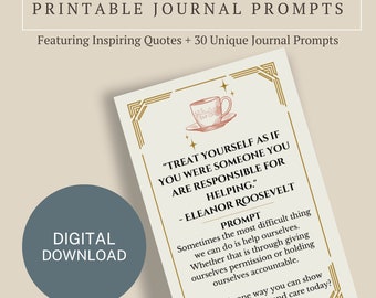 Printable Mindfulness Journal Prompt Tarot Cards, Daily Journal, Daily Quotes, Inspiring Journaling, Intentional Living, Slow Living