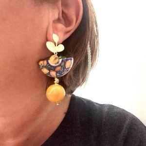 Orecchini In Legno A Goccia - Gioielli - Orecchini - Di Imperfetto... | Su MissHobby - Foto 8