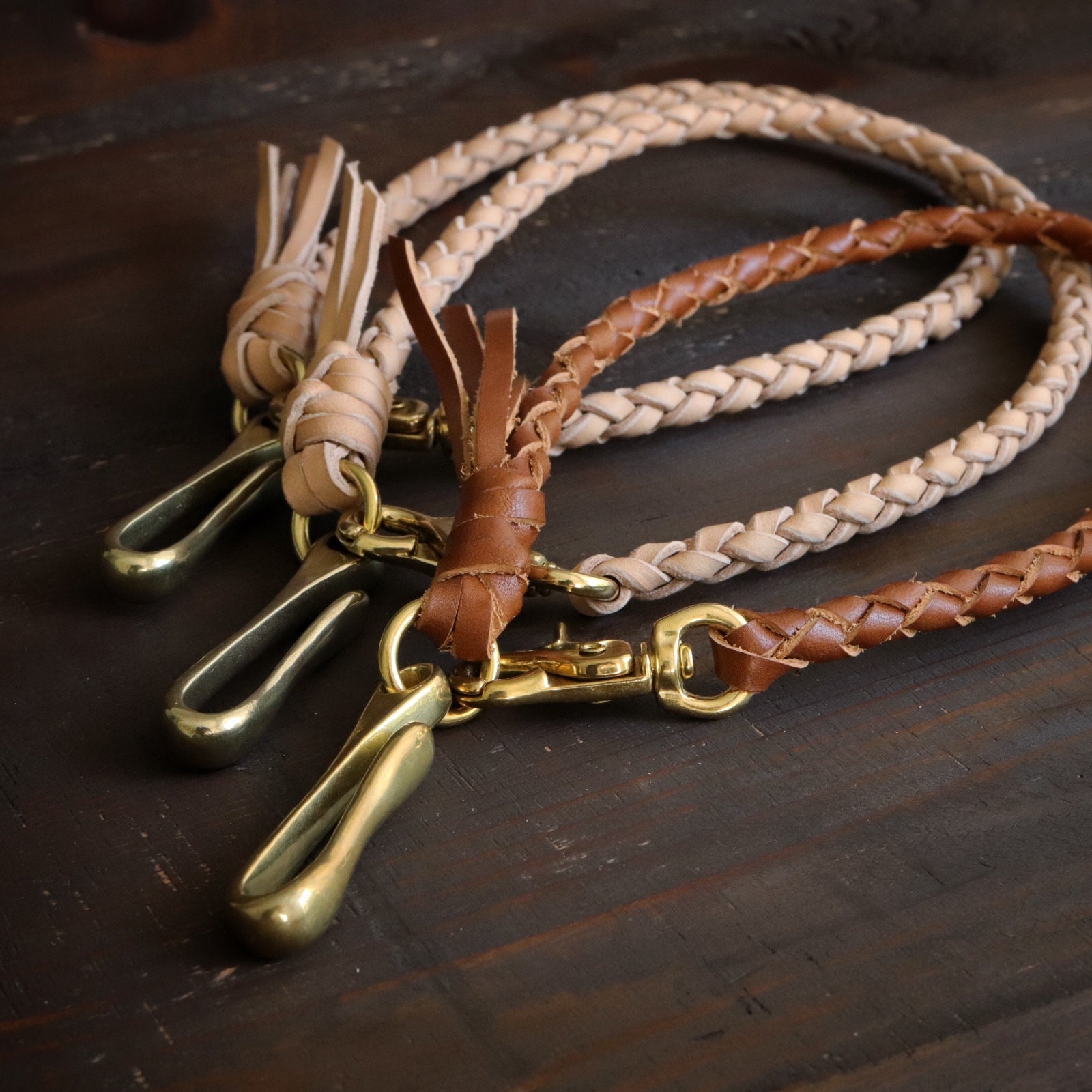 Braided Leather Lanyard -  Canada