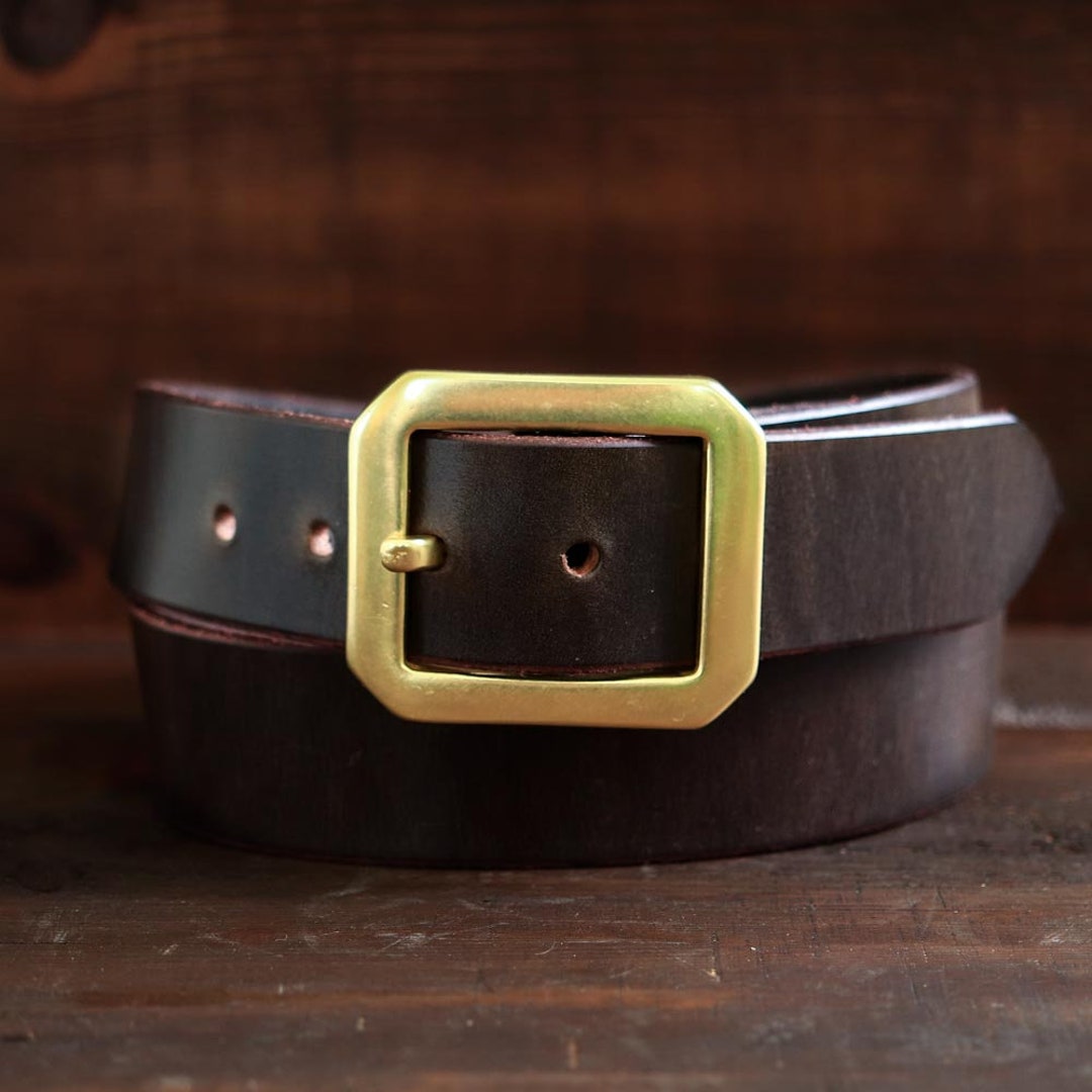 Made to Measure Garrison Mens Leather Belt // Handmade in Sweden ...