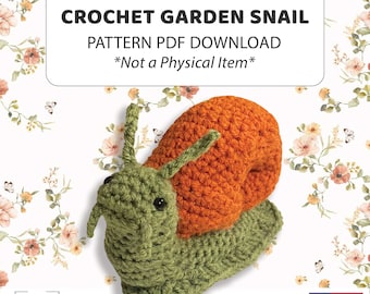 Garden Snail Crochet Pattern