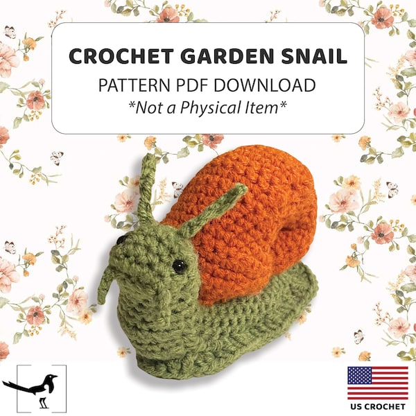 Garden Snail Crochet Pattern
