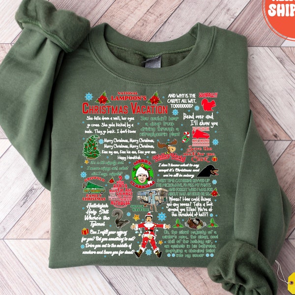 Christmas Vacation Rant Sweatshirt, National Lampoons Sweatshirt, Christmas Vacation Quotes, Clark Griswold Sweatshirt, Family Christmas Tee