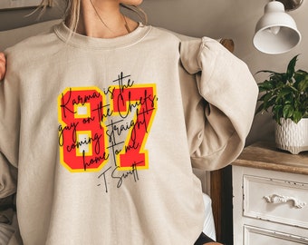 Karma Is The Guy On The Chiefs Coming Straight Home To Me Sweatshirt, American Football T-Shirt, Chiefs Jersey Shirt, Football Soccer Hoodie
