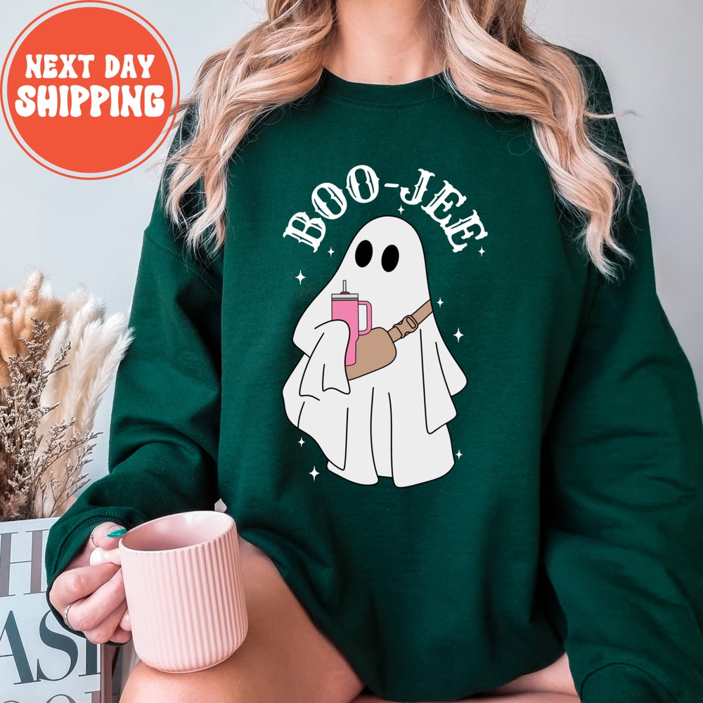 Ghost Reading Books Sweater, Bookish Halloween Sweatshirt