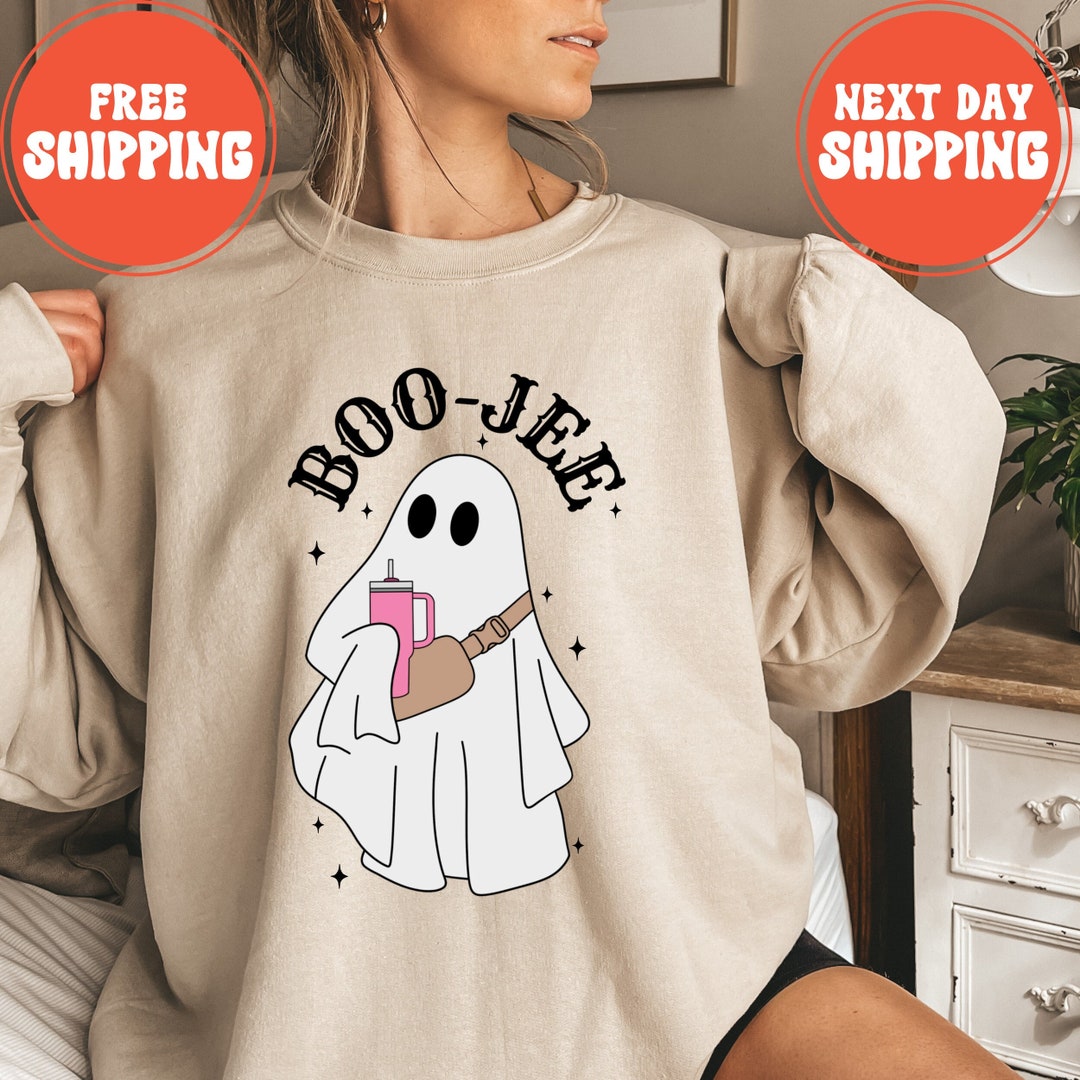 Halloween Ghost Sweatshirt, Boo Jee Shirt, Boo Shirt, Spooky Ghost