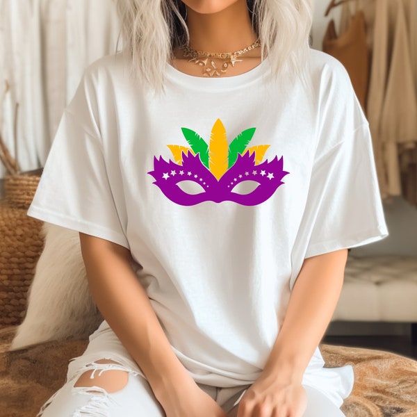 Mardi Gras Mask Shirt,fleur de lis Shirt, Fat Tuesday Shirt,Flower de luce Shirt,Louisiana Shirt,New Orleans Shirt,Carnival Mardi Gras Shirt