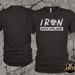 Iron Discipline Gym Shirt: Military-Style Fitness Tee