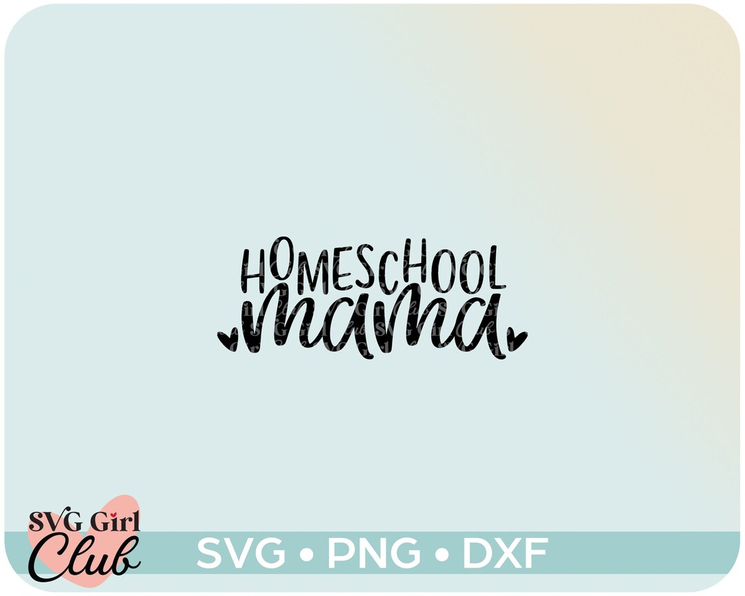 Homeschool Mama SVG Homeschooling SVG - Etsy
