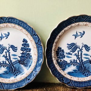 Booths “Real Old Willow” Vintage Side Plates A8025