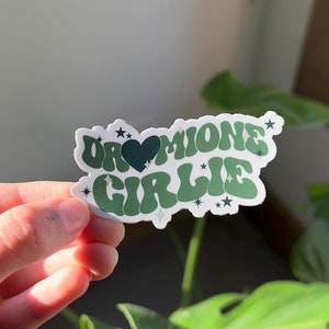 Dramione Girlie Sticker, Dramione Fanfic, Fanfiction Reader, AO3, Book Lovers Sticker, The Fanfic Was Better, Dramione Book Club