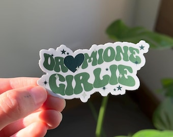 Dramione Girlie Sticker, Dramione Fanfic, Fanfiction Reader, AO3, Book Lovers Sticker, The Fanfic Was Better, Dramione Book Club