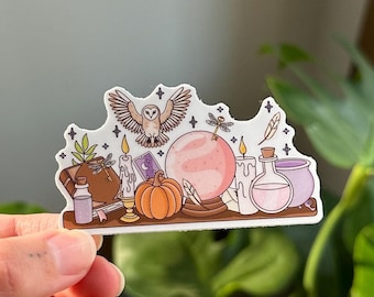 Pegatinas de libros de fantasía mágica, pegatinas de lectores de fantasía, pociones, brujería, pegatinas de magos, pegatinas de lectura, pegatinas de Kindle, amantes de los libros