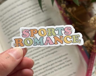 Sticker sportromantiek, Kindle-sticker, schattige leesgrage sticker, leessticker, boekenleggers, boekenliefhebbers collectief, Neverending TBR